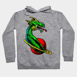 Dragon Planet 8 Bit Art Hoodie